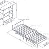 Cama de hotel extra plegable con ruedas y colchón